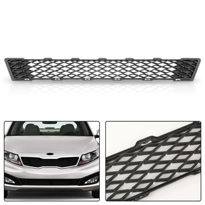 Front Lower Bumper Grille for Kia Optima (2011–2013) - Textured Black Plastic