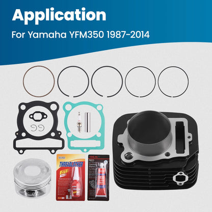 Piston Cylinder Gaskets Top End Rebuild Kit for Yamaha Raptor 350 (2004–2007)