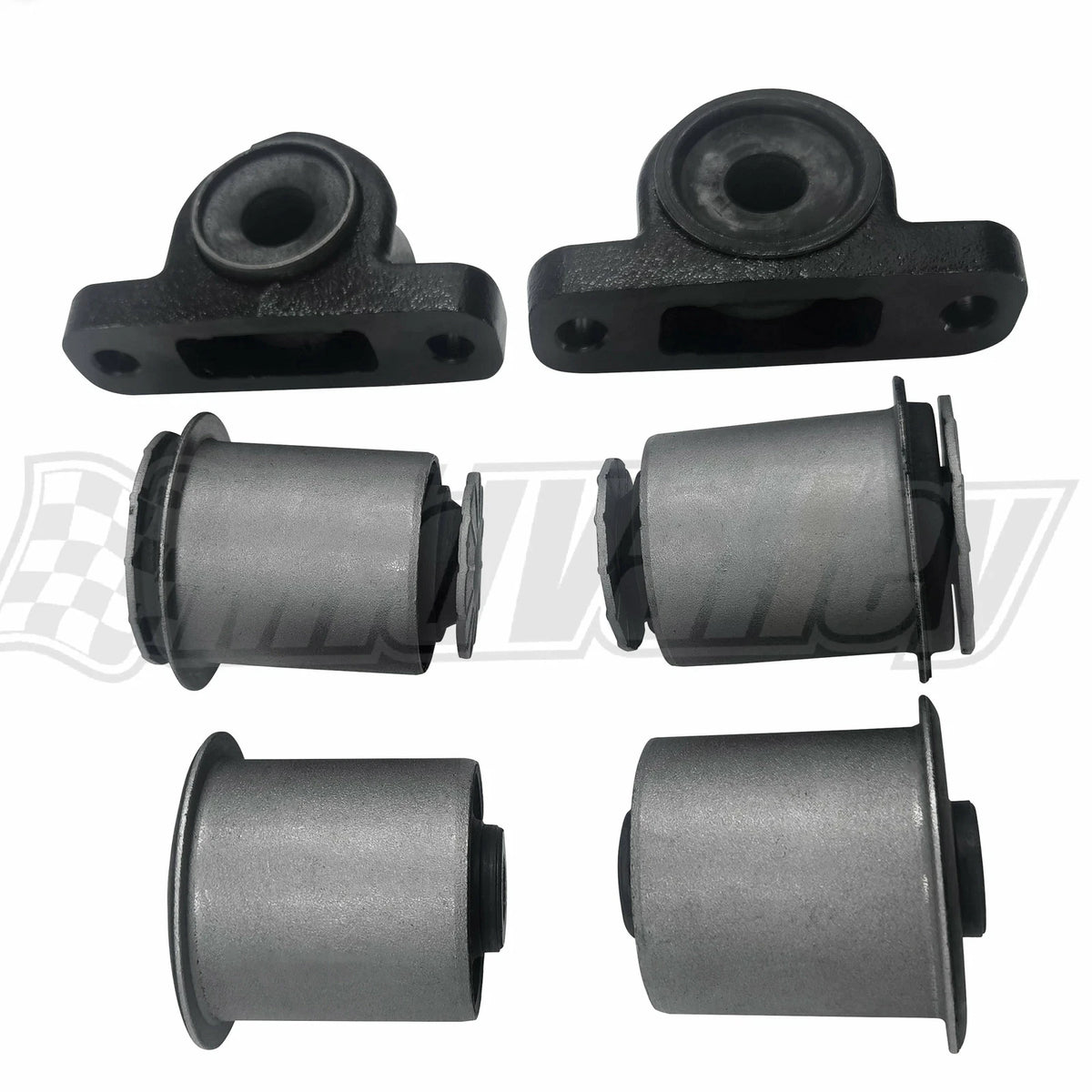 Set of 6 Front Lower Control Arm Bushings for Jeep Commander Grand Cherokee (2006–2010)