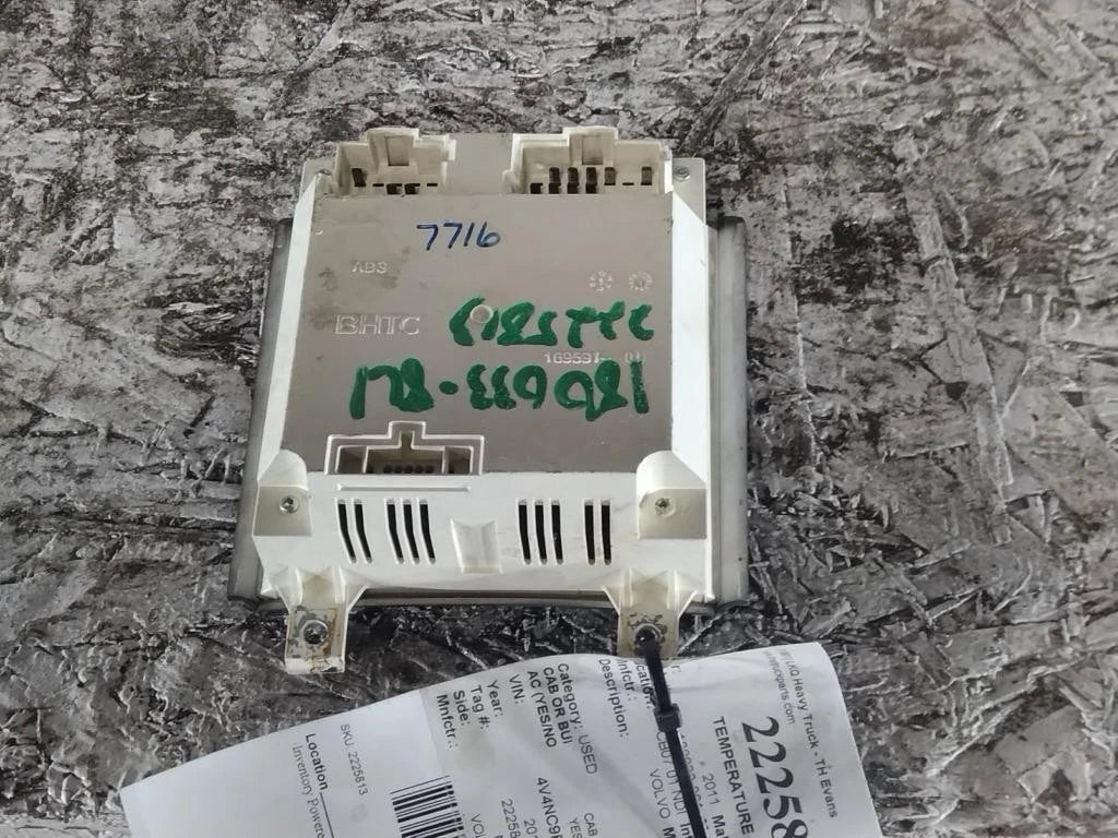 Temperature Control for Volvo VNL (2011) - Replaces 21326144