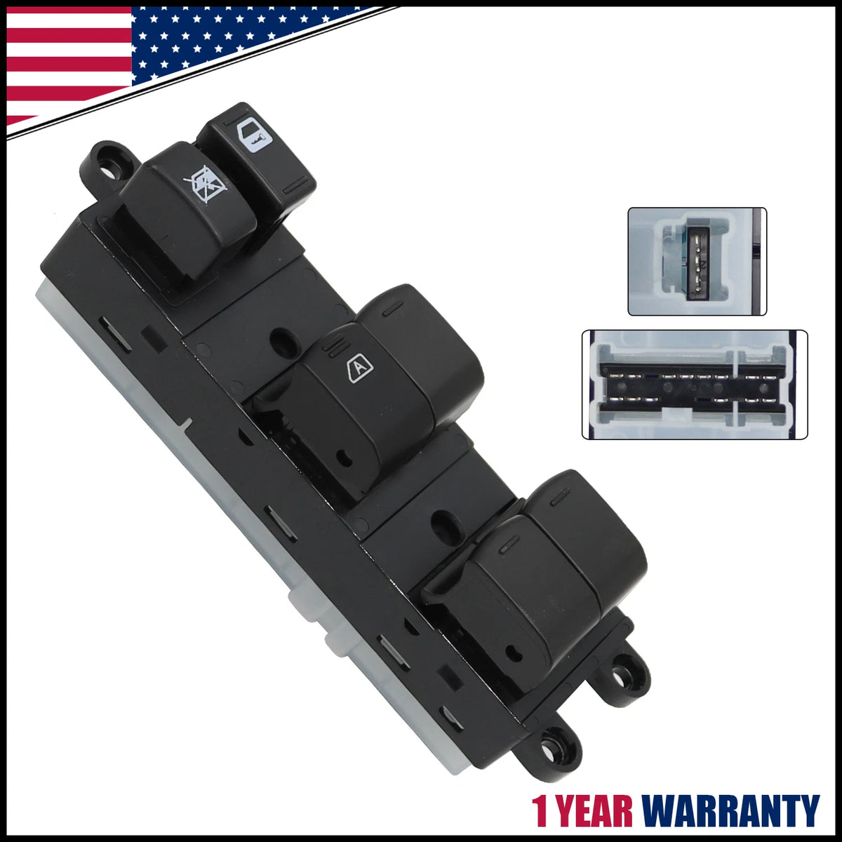 Master Electric Power Window Switch for Nissan Sentra (2008–2012) 25401-ZJ60A