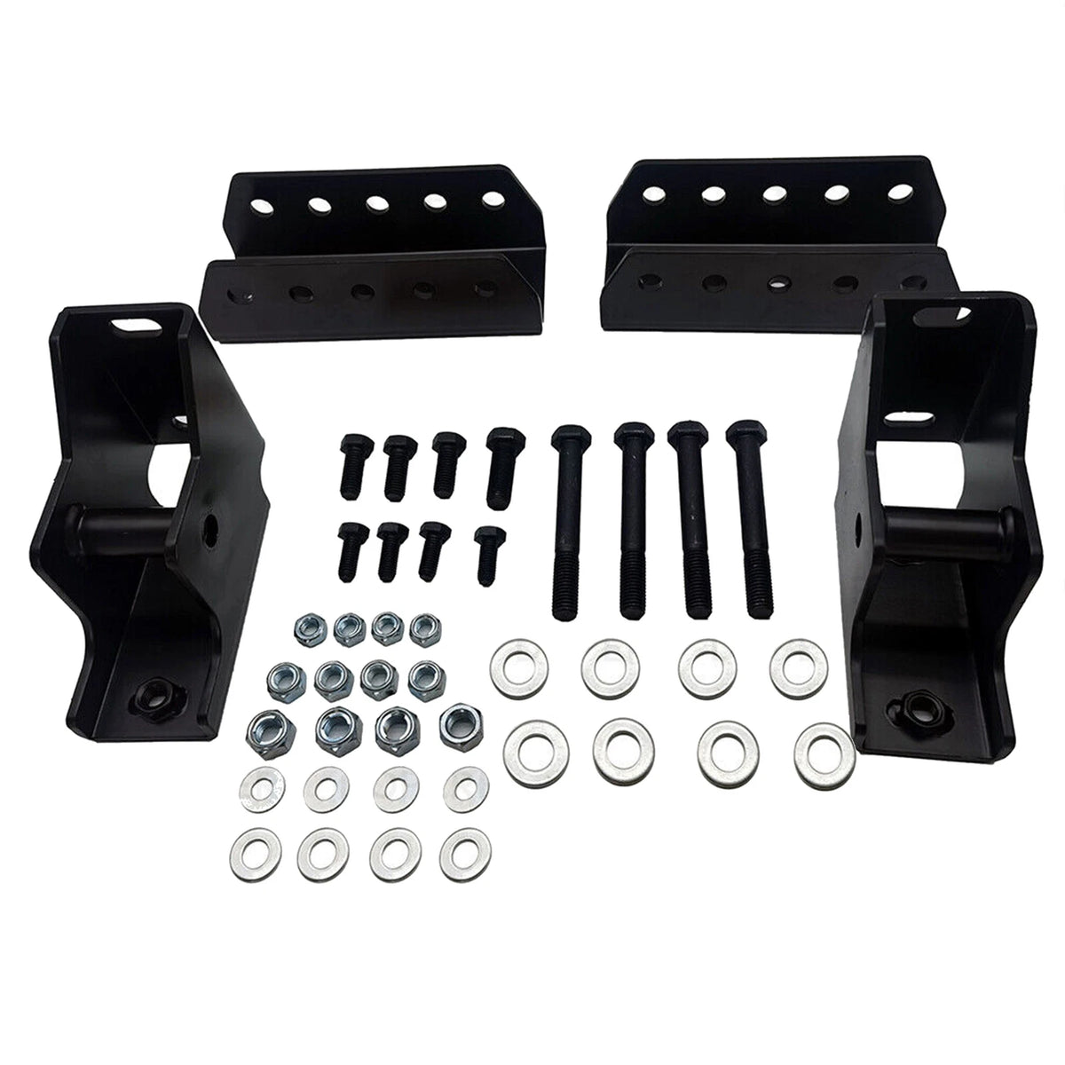 Adjustable Rear Shackle Relocation Lift Kit 1-2" for Jeep Cherokee XJ (1984–2001)