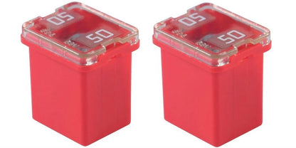 2X 50 Amp Low Profile Female Maxi Fuse for Flosser (FMX-LP, LJCA Type)