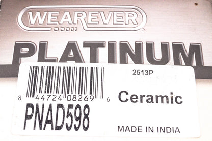 Wearever PNAD598, 2513p Brake Pad Kit for Wearever Platinum (NOS)