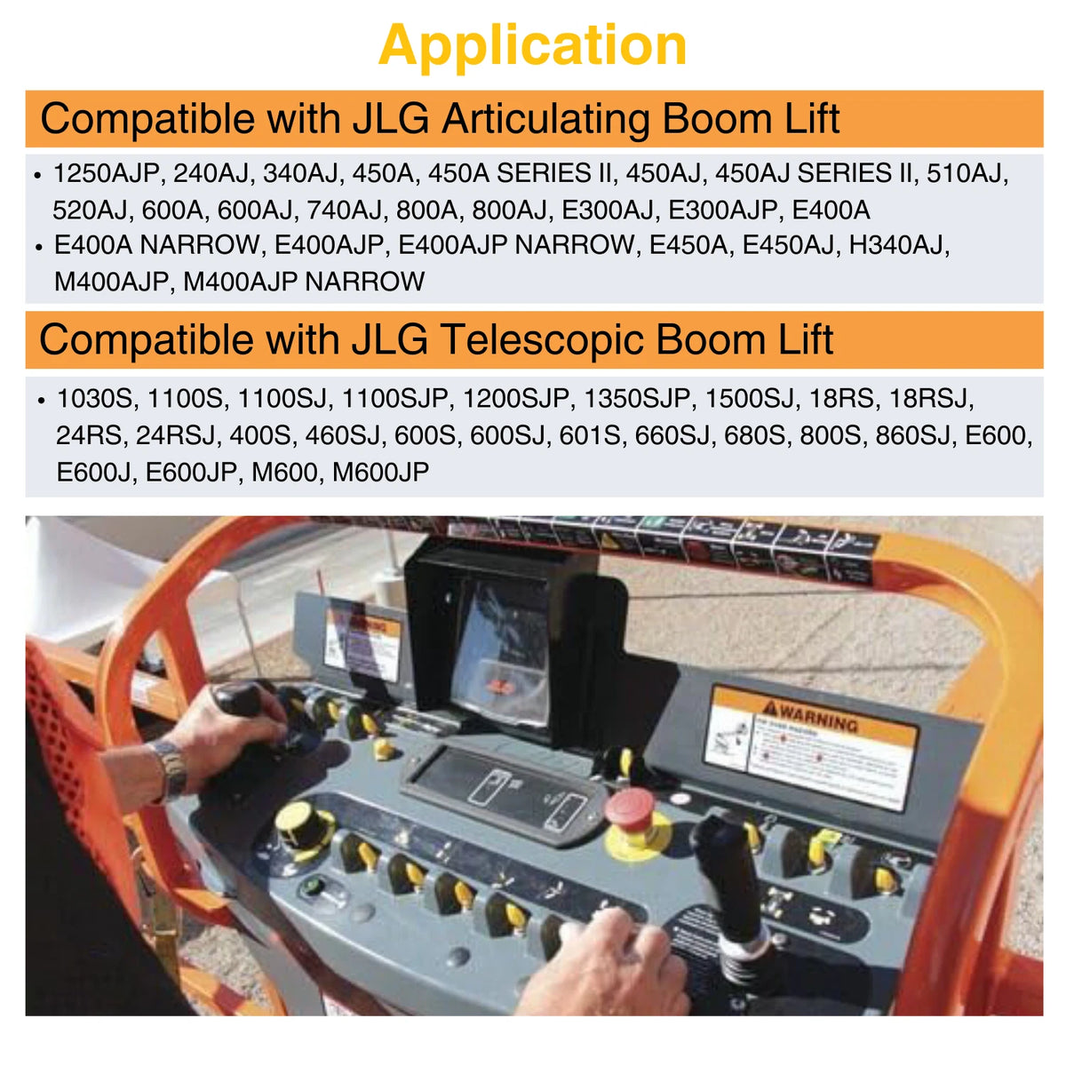 Joystick Controller for JLG Articulating Boom Lift (1001166538, 1001118416, 1600318)