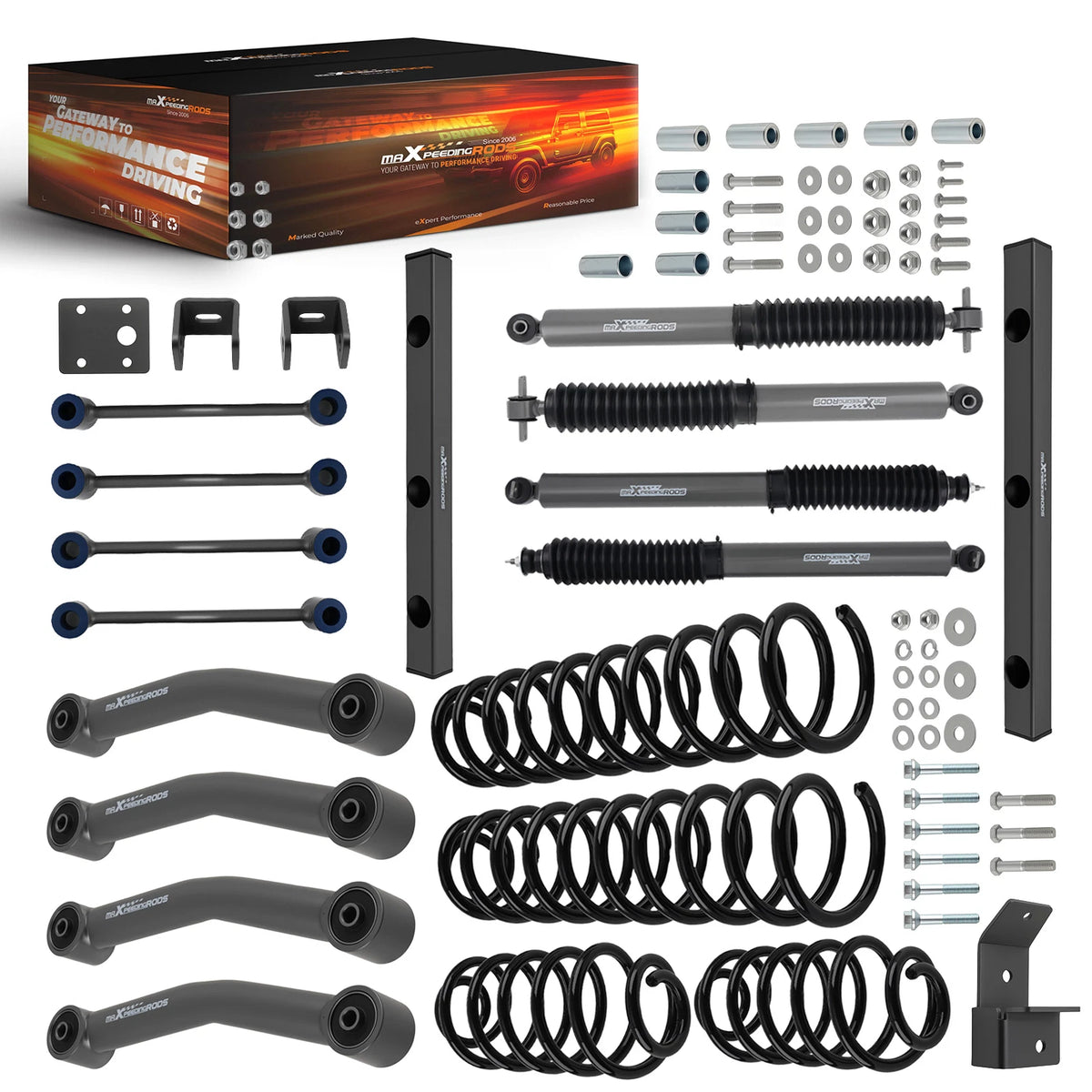 4 Inch Suspension Lift Kit for Jeep Wrangler TJ 4WD (1997–2002)