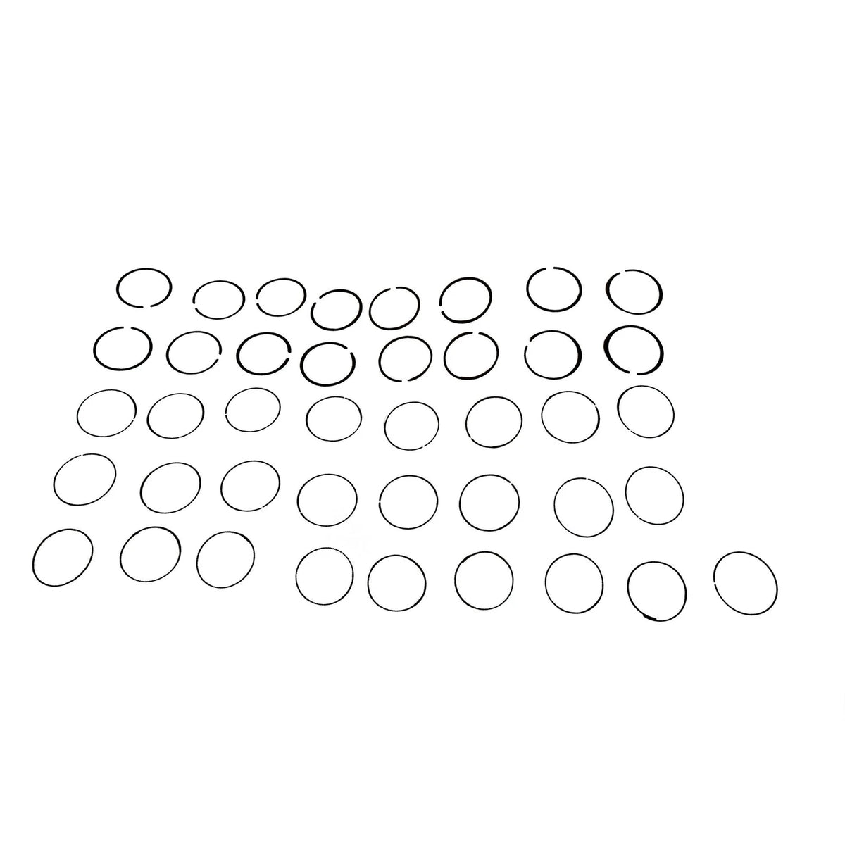 Piston Ring Set for Chrysler Dodge 1500 2500 5.7L V8 (2009–2016) 2M5141