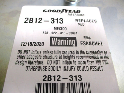 OEM Double Convoluted Air Spring for International (GY2B12313)