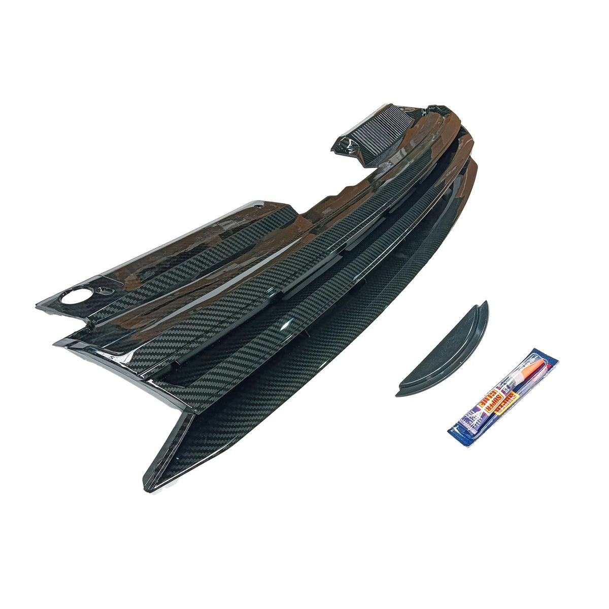 Badgeless Sport Grille for VW MK6 Golf/GTI/Jetta Sport (2010–2014) - Carbon Fiber