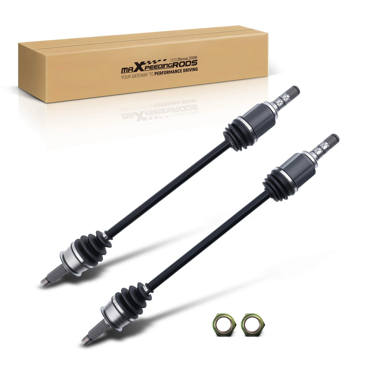 Set of 2 Front LH + RH CV Axle Joint Shaft Assembly for Subaru Outback Legacy (2015–2019)