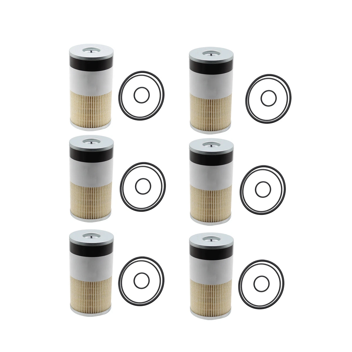 6 Pack Fuel Filter / Water Separator for Cummins (FS19764)