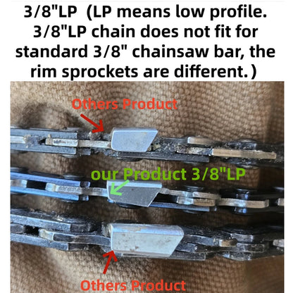 10x Chainsaw Chain Blade for Stihl Husqvarna 20" 3/8"LP .050 Gauge 72DL