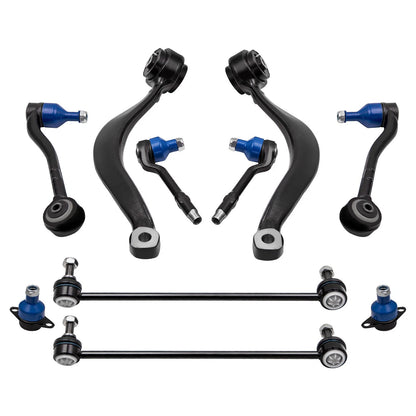 Suspension Kit Front Control Arm Tie Rods Sway Bar Link for BMW X5 (2000–2006)