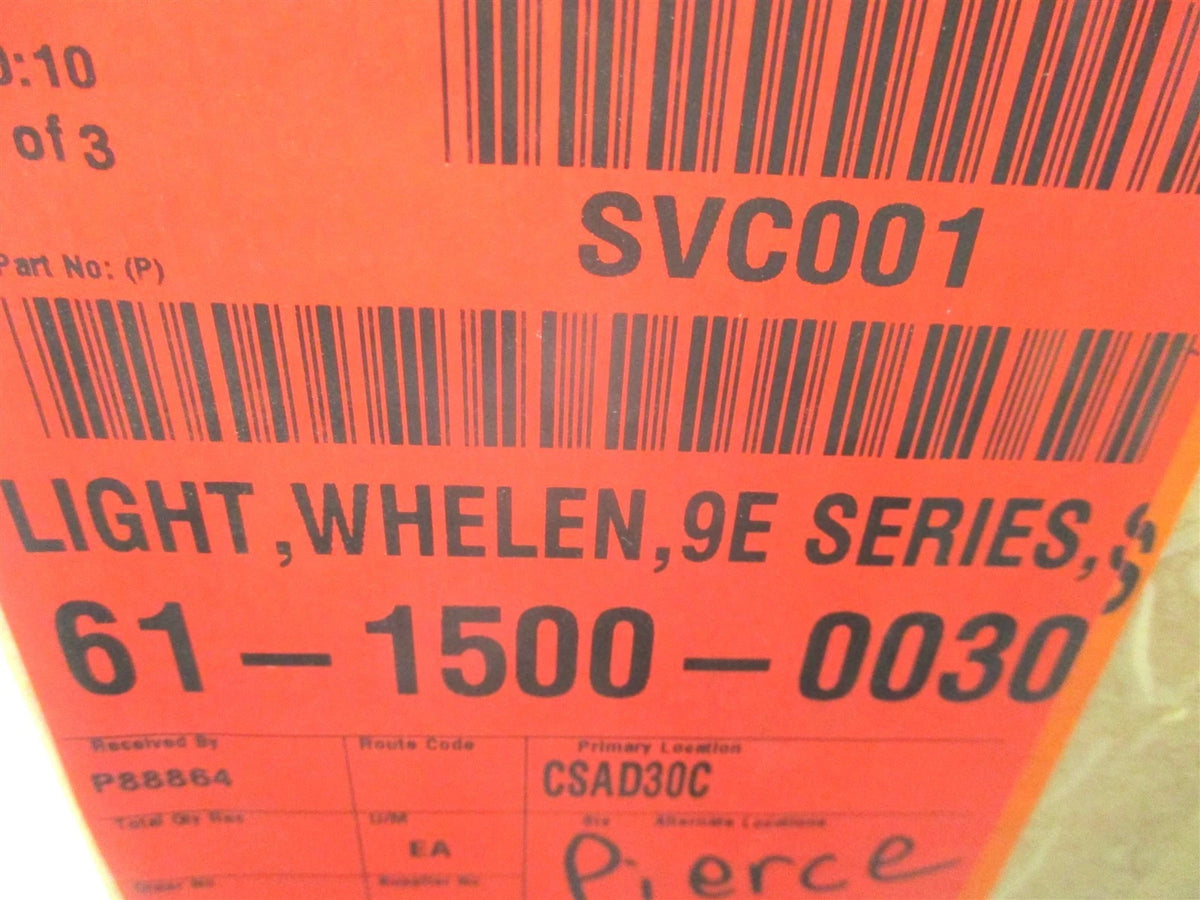 Whelen 9E Series Strobe Light Yellow/Red for (61-1500-0030, 02-0362779-00G)