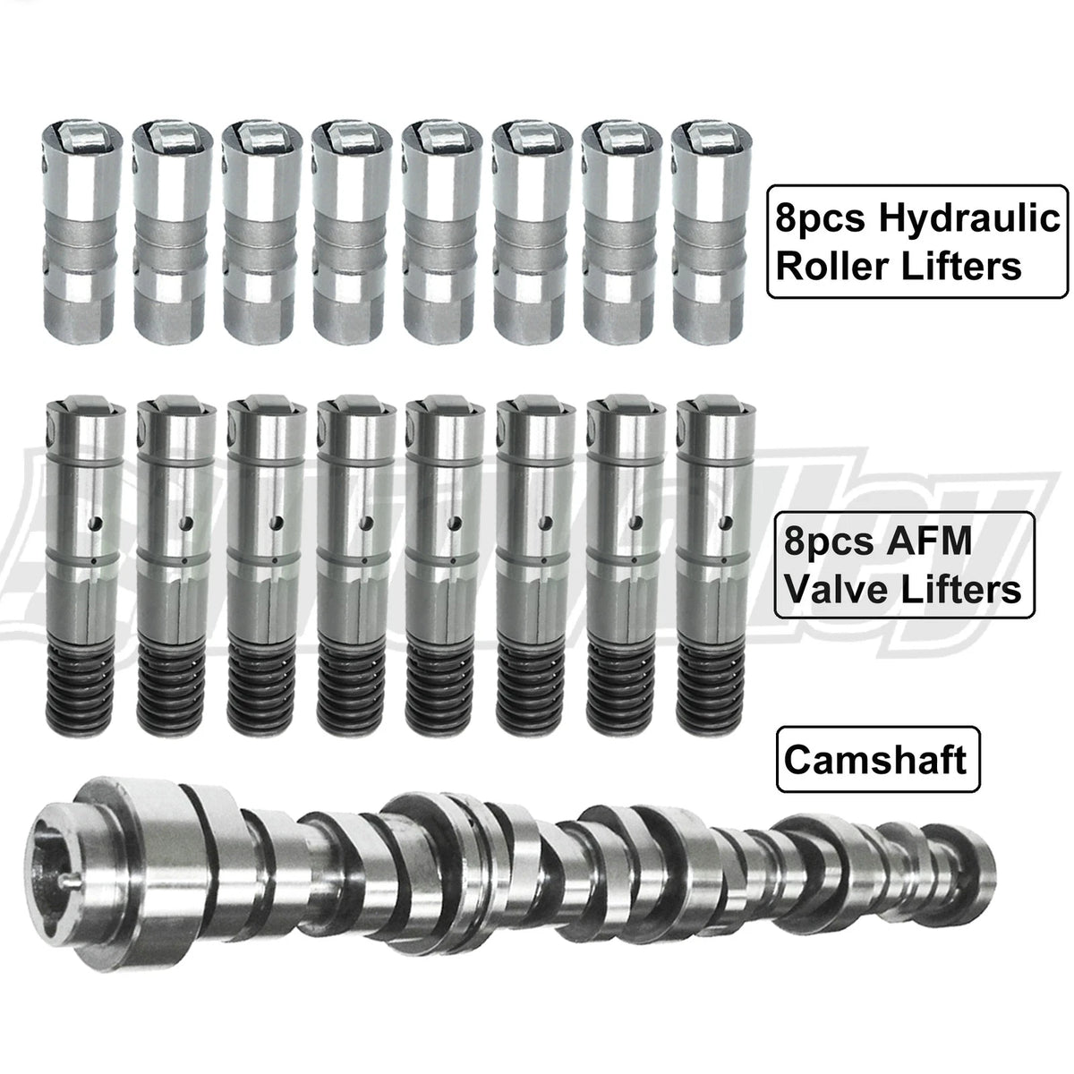 Engine Camshaft w/ 8 AFM & 8 Non-AFM Roller Lifters for Chevrolet Avalanche (2002–2013)