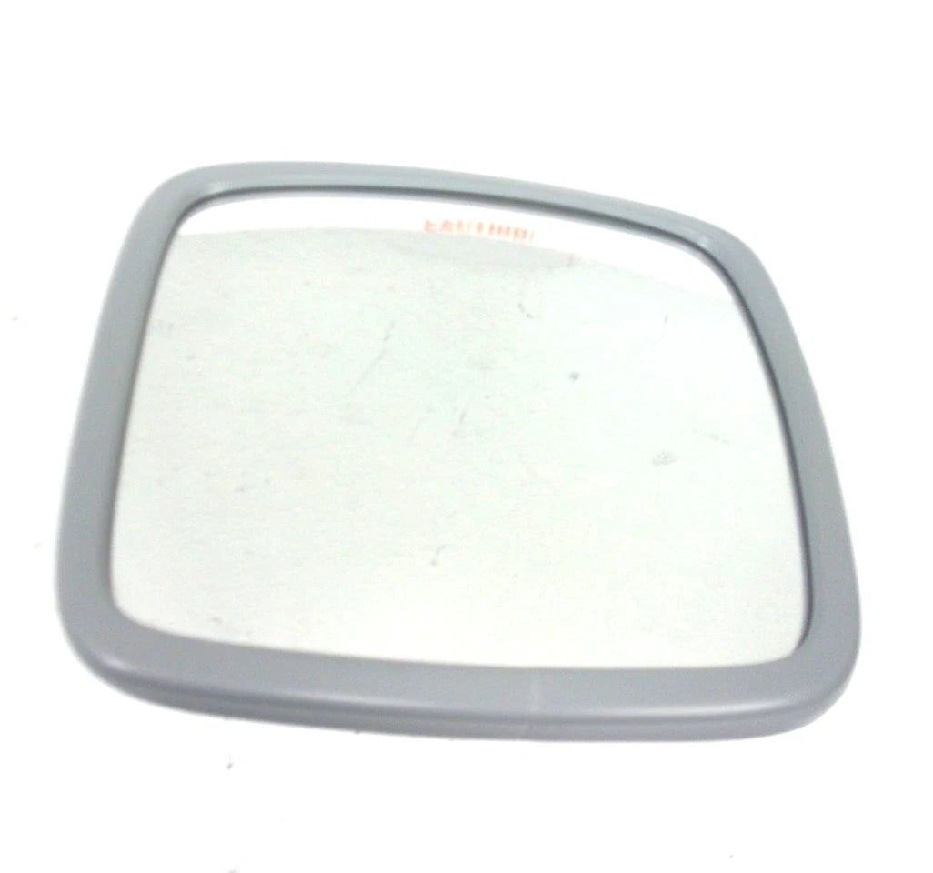 Velvac 6.5" x 6" White Steel Wide Angle Convex Blind Spot Mirror Head