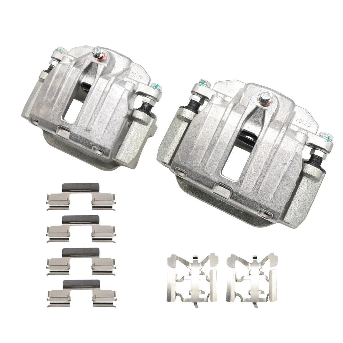 Rear Disc Brake Calipers w/Bracket for Chevy GMC Silverado 1500 (2003–2007)