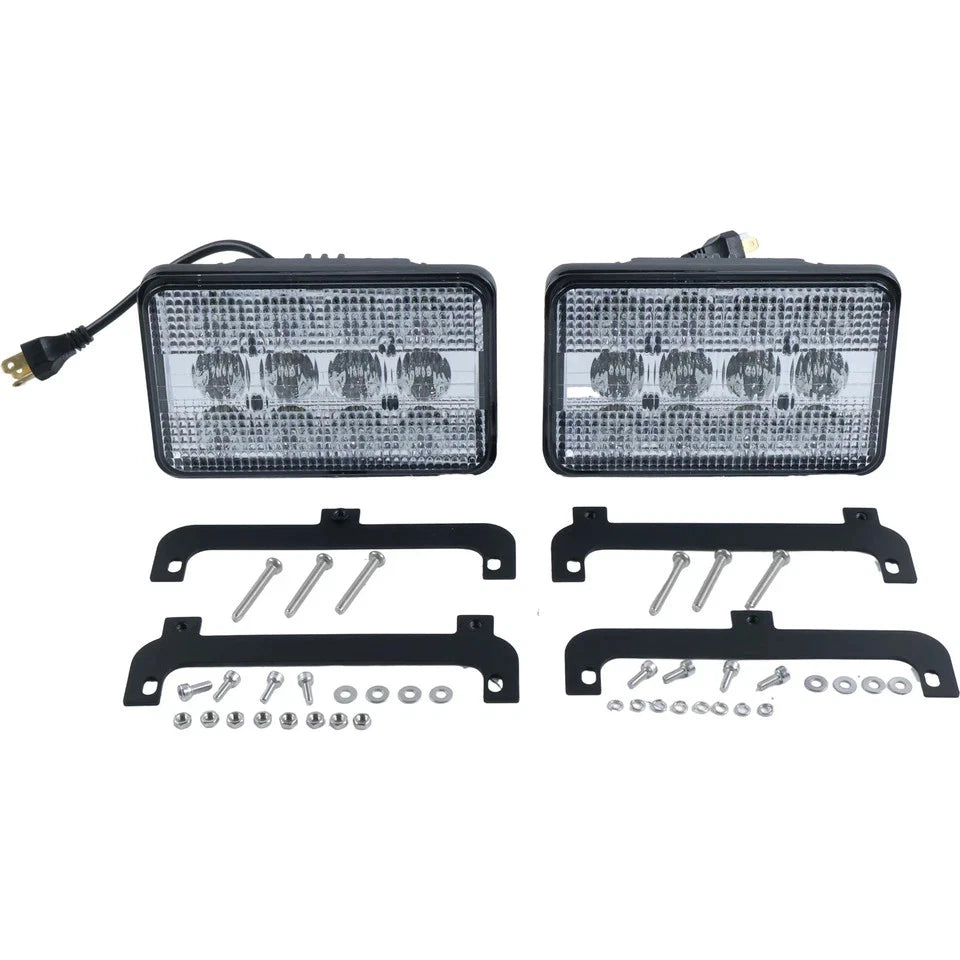 2X Headlights for Massey Ferguson 240 253 263 271 360 375 383 (72514546)