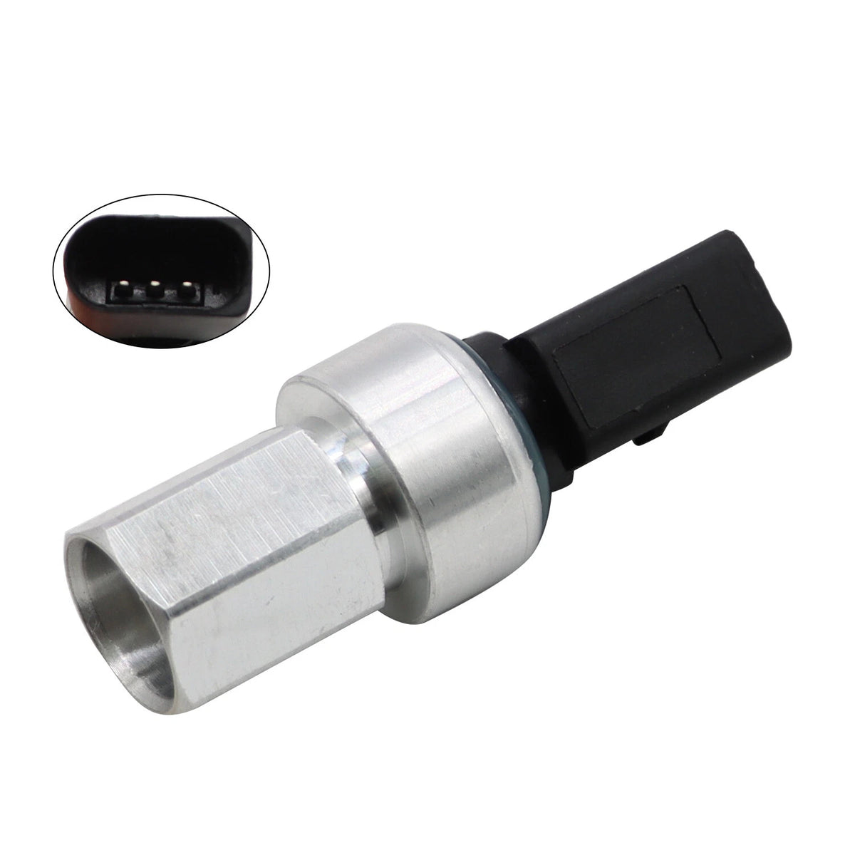 A/C Pressure Switch Sensor 1K0959126E for VW Jetta Golf Passat Audi A1 (–)