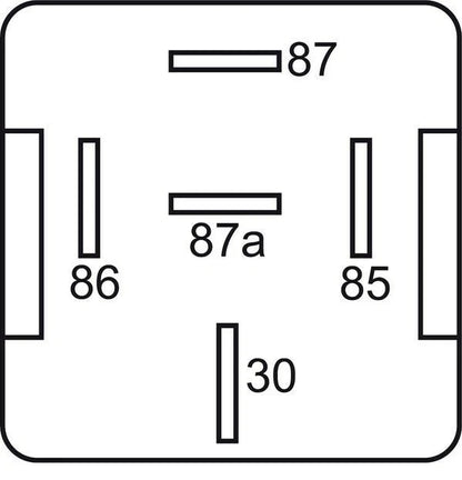 5 Terminal Changeover Mini Relay Resistor for GEBE 990631 (24V 20/10A)