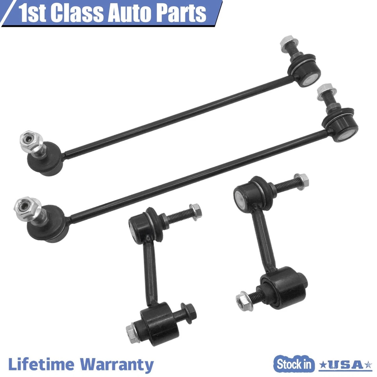 Set of 4 Sway Bar Links for Audi A3 Quattro (2006–2014)