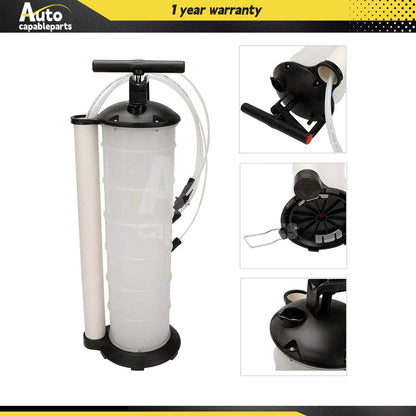 7 Liter Fluid Extractor Oil Changer Vacuum Manual Transfer Tank