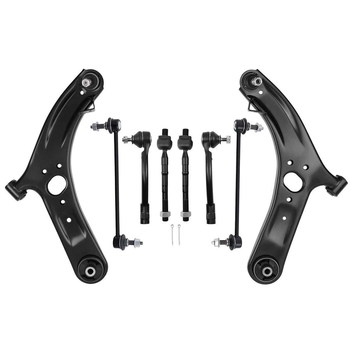 Front Lower Control Arm Ball Joint Sway Bar Outer Tie Rod for Accent (2012–2017)