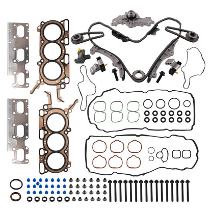 Timing Chain & Water Pump Combo w/ Head Gasket for Ford Taurus (2008–2012)