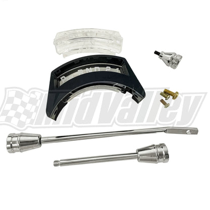 32" Tilt Steering Column with Wheel Adapter for Auto (Chrome)