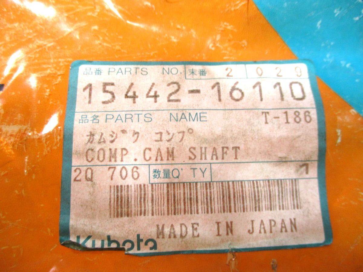 Camshaft for Kubota B2150 B9200 (15442-16110, 15442-16150)