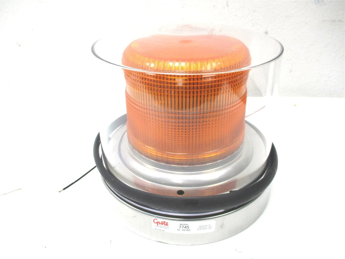 Grote Yellow High Profile Smart Strobe Light for 12-24 VDC (77453)