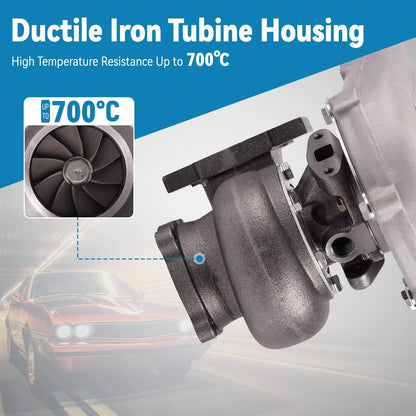 Turbocharger GT3037 GT30 T3 Flange A/R .60 for Universal Applications
