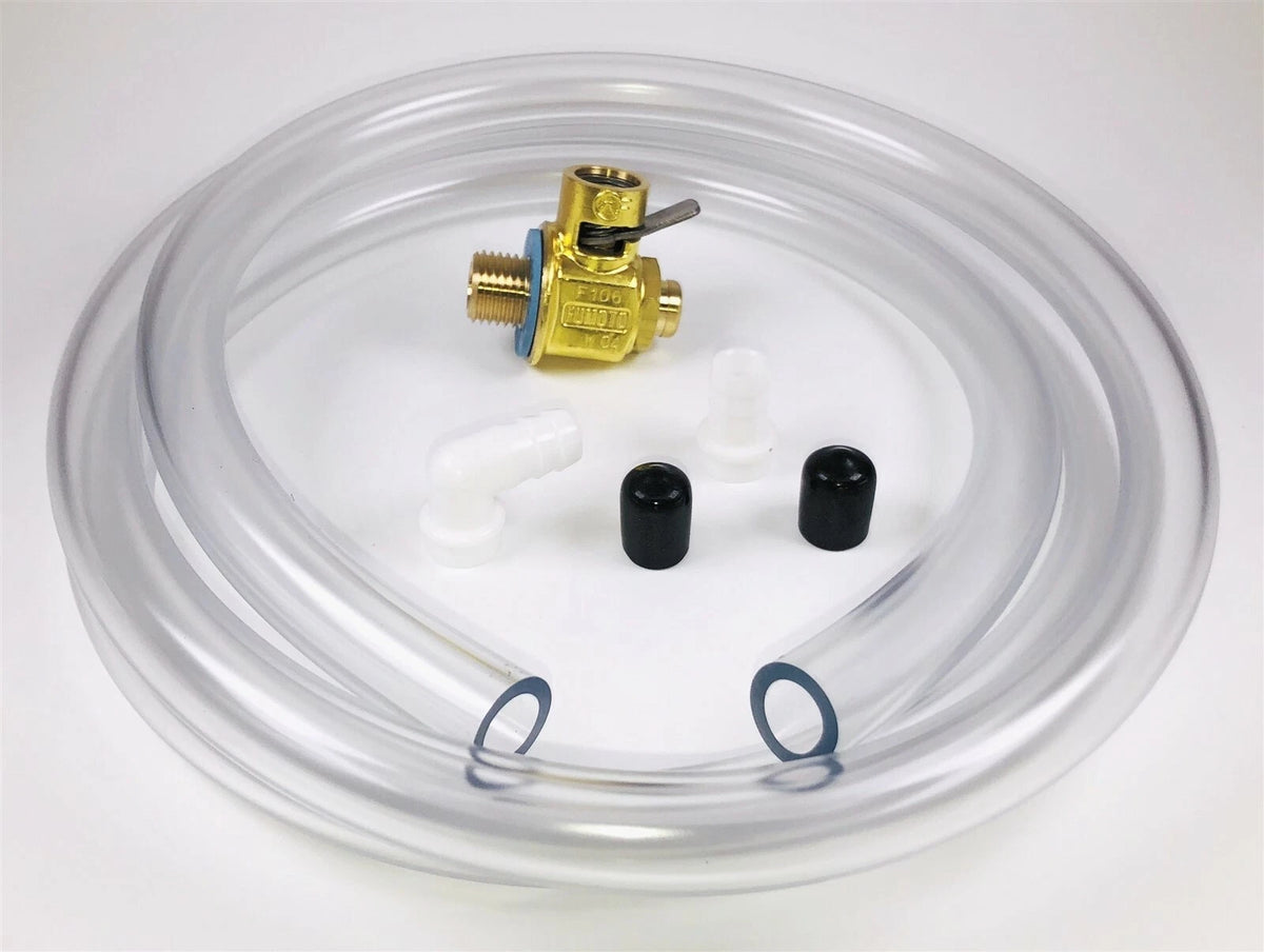 Fumoto F107S Oil Drain Valve with 5' Hose Kit for S/SX Nipple