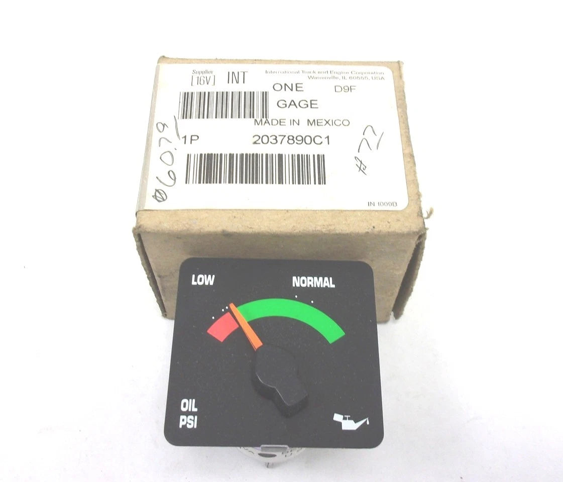 Oil Pressure Receiver Gauge for Amtran RE Bus (OEM 2037890C1)