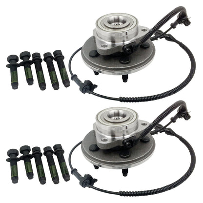 Pair Front Wheel Hub Bearings Kit for Ford Explorer Lincoln Aviator (2002–2005)