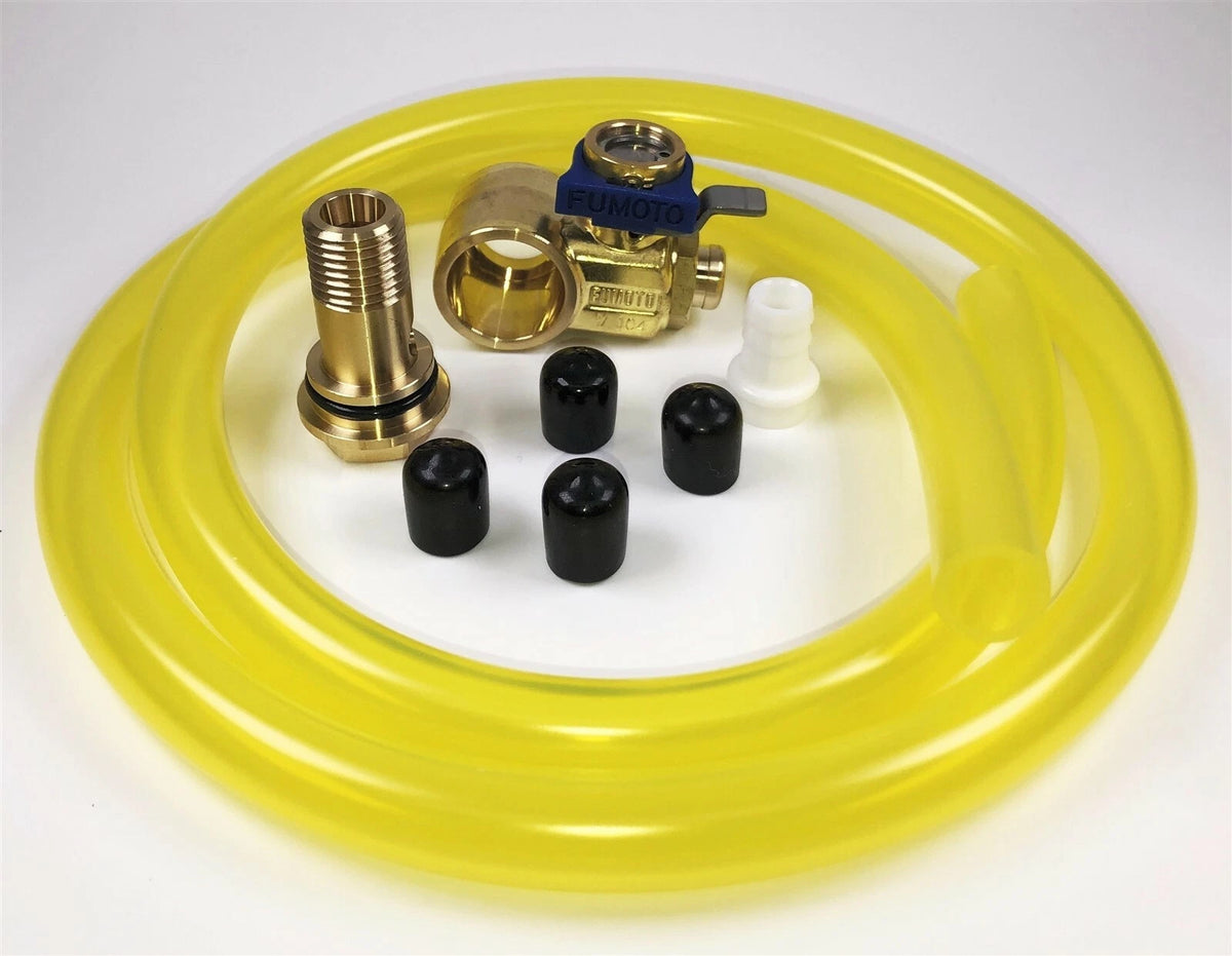 Fumoto F107SX Oil Drain Valve with HD Pro Hose Kit for Fumoto S & SX (N/A)