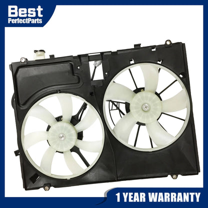 Radiator Cooling Fan with Reservoir Tank for Toyota Sienna (2004–2005) 163630A130