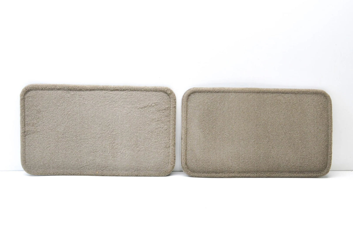Set of 2 Tan Rear Floor Mats for Ford (YL84-7813005-A, EC01-68-67ZA-20)