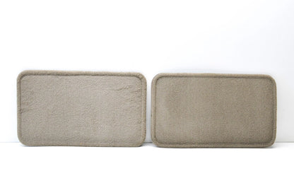 Set of 2 Tan Rear Floor Mats for Ford (YL84-7813005-A, EC01-68-67ZA-20)