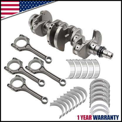 Set of 4 Crankshaft Con Rods & Bearings for Hyundai KIA Soul Rio (2012–2017)