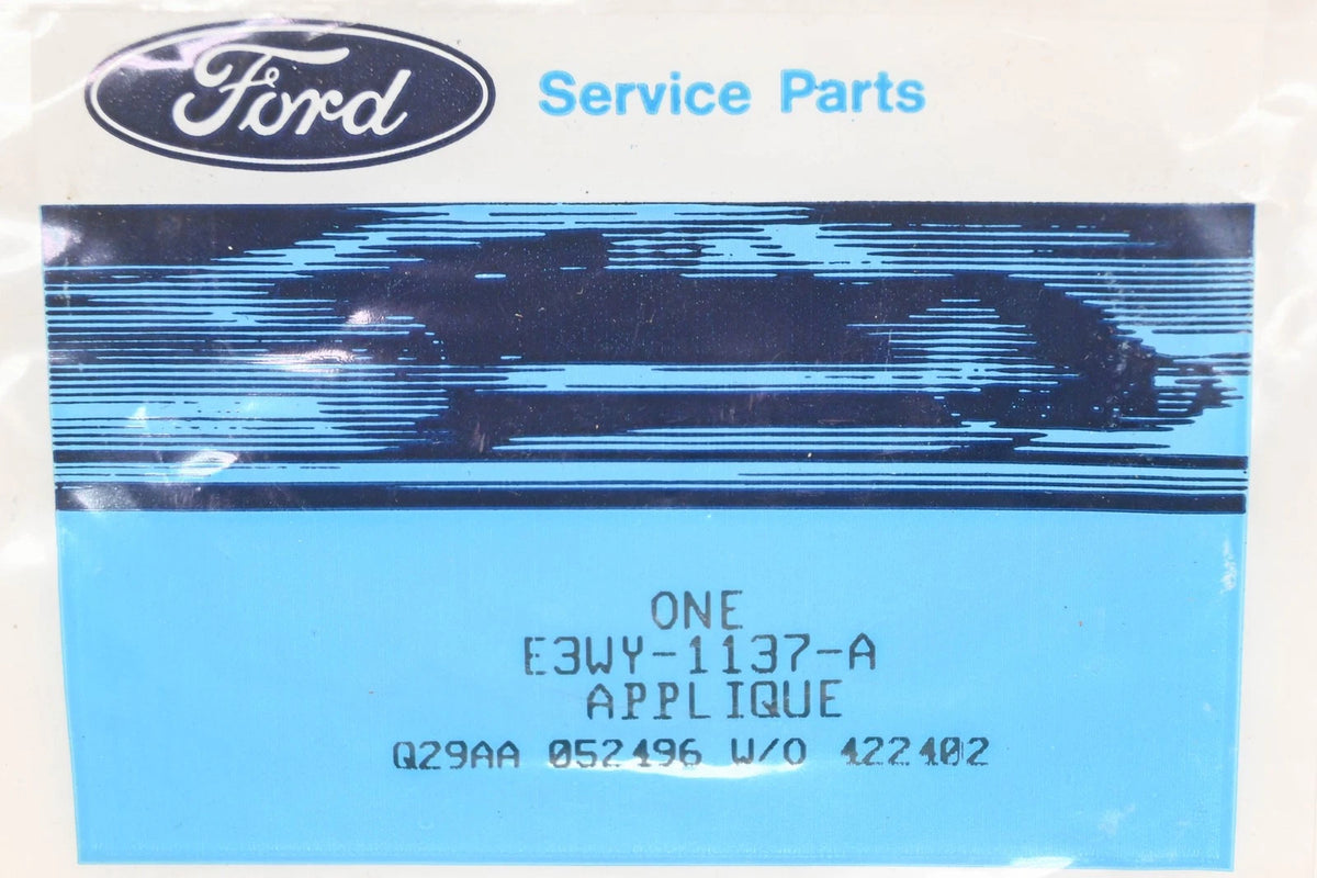 OEM Wheel Center Applique Decal for Ford Mercury Cougar (E3WY-1137-A)
