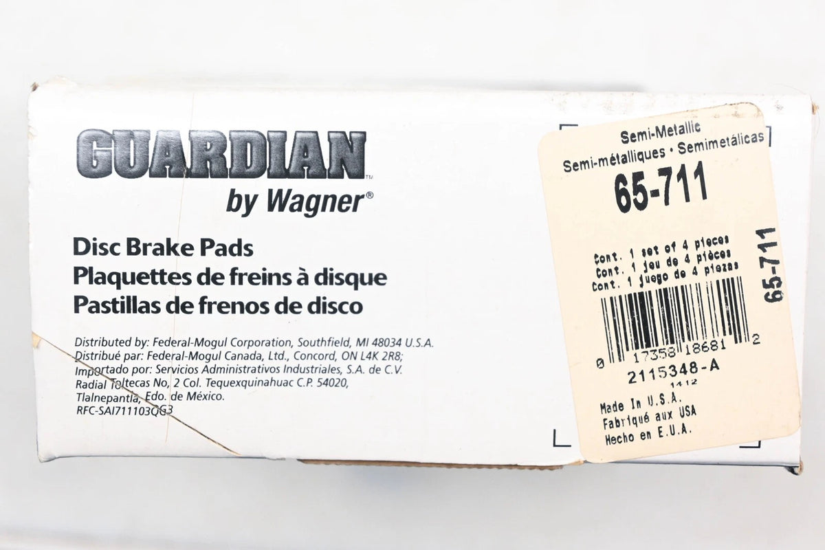 Disc Brake Pad Kit for Wagner (65-711)