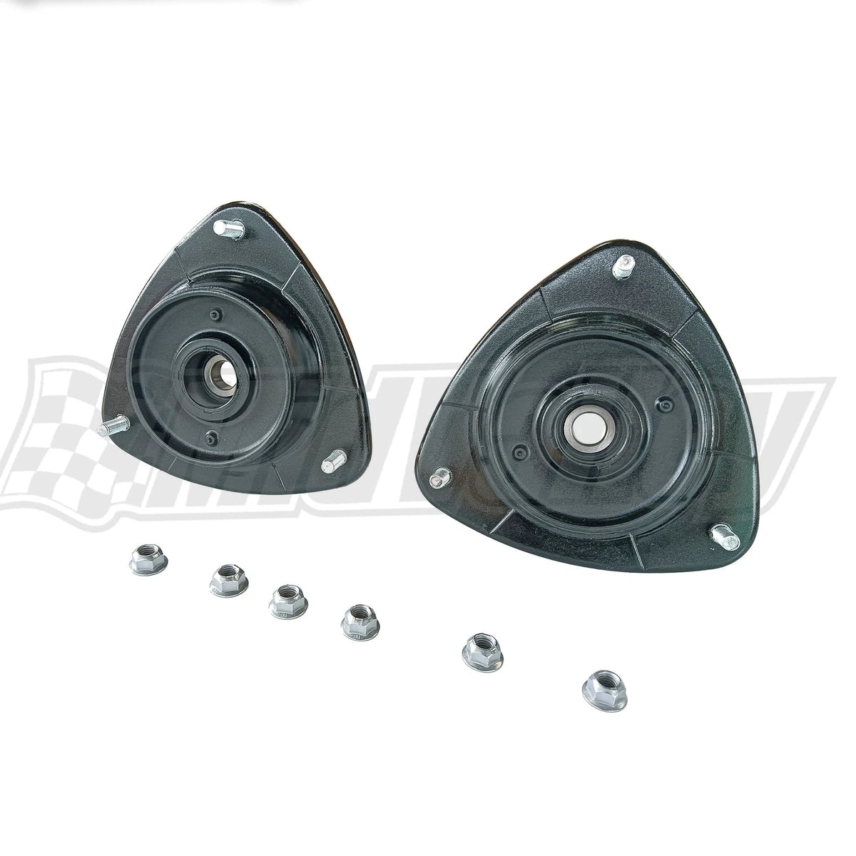 2X Front Upper Strut Mount Kit for Subaru Forester Impreza Outback WRX (2005–2016)