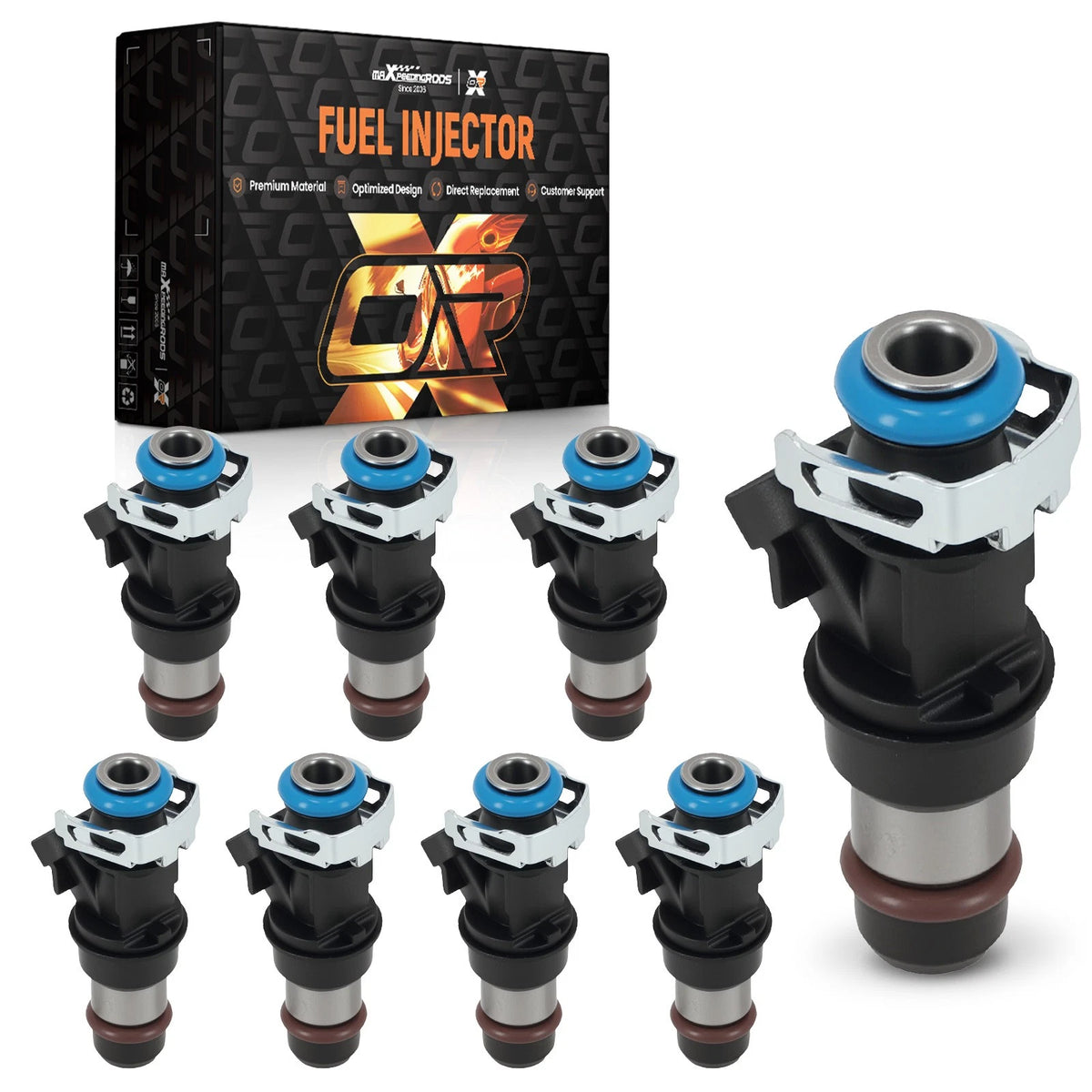 8pcs Fuel Injectors for Chevy Silverado 2500 HD 3500 (2001–2007) 17113698