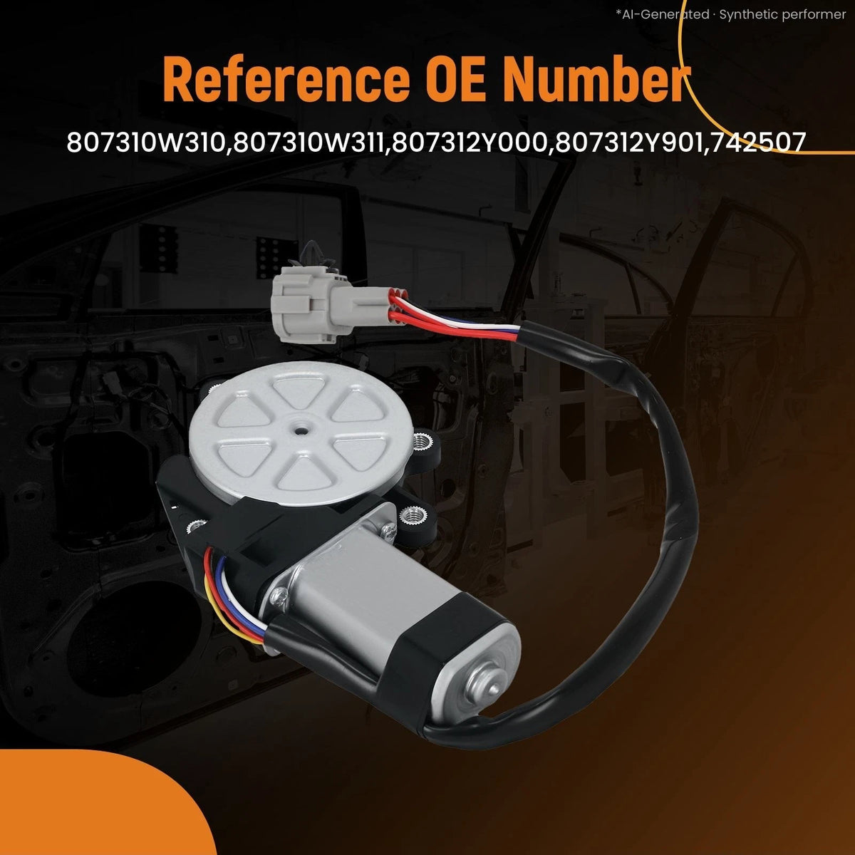 Front Left Window Motor for Nissan Pathfinder (2003–2004) 807312Y000 742507