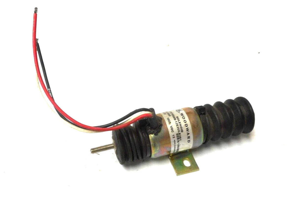 Woodward 12V Diesel Fuel Stop Solenoid for (1700-1000, 1575ESDB-12E2ULB2S1)