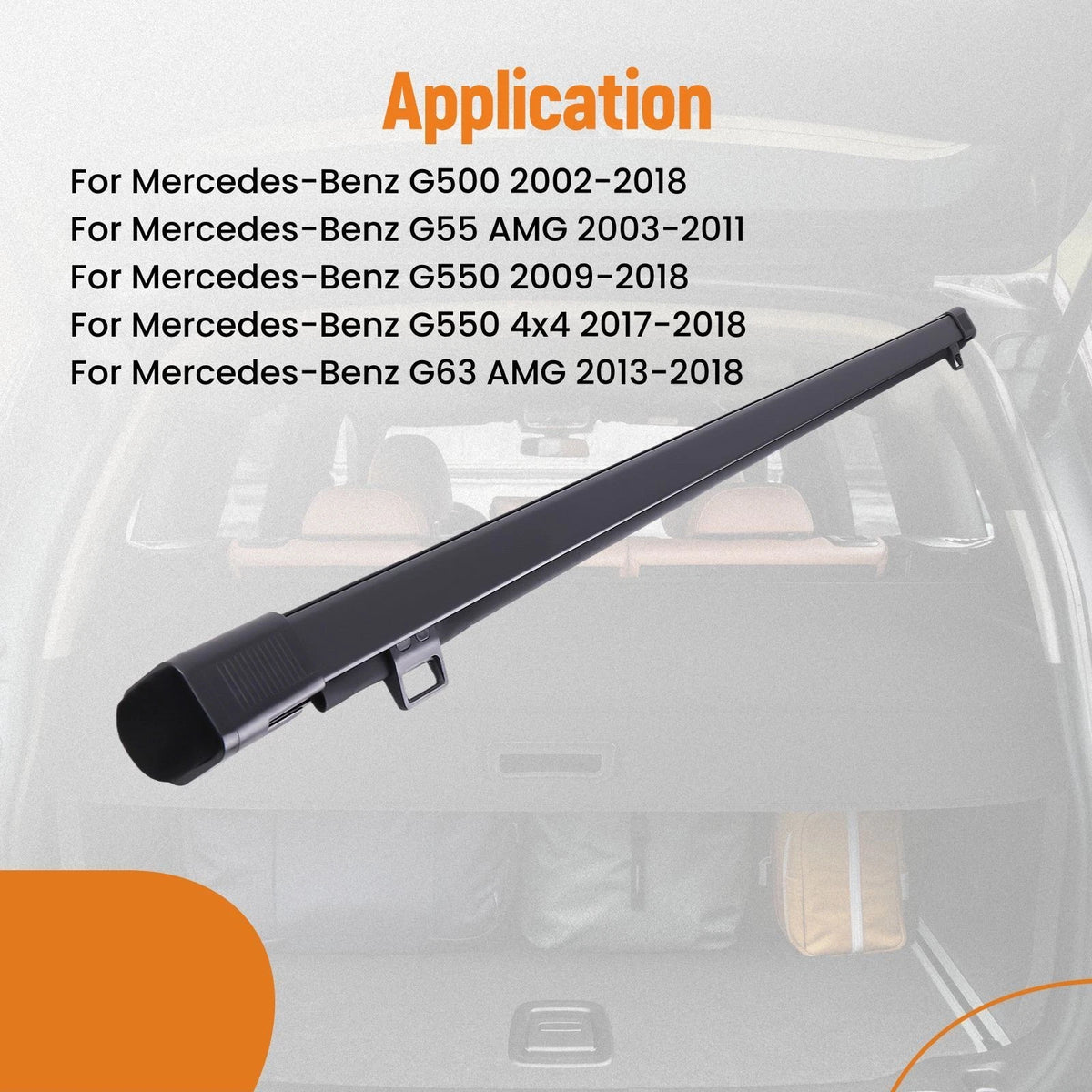 Luggage Cover Boot for Mercedes-Benz G500/G55/G550/G63 (2002–2018)
