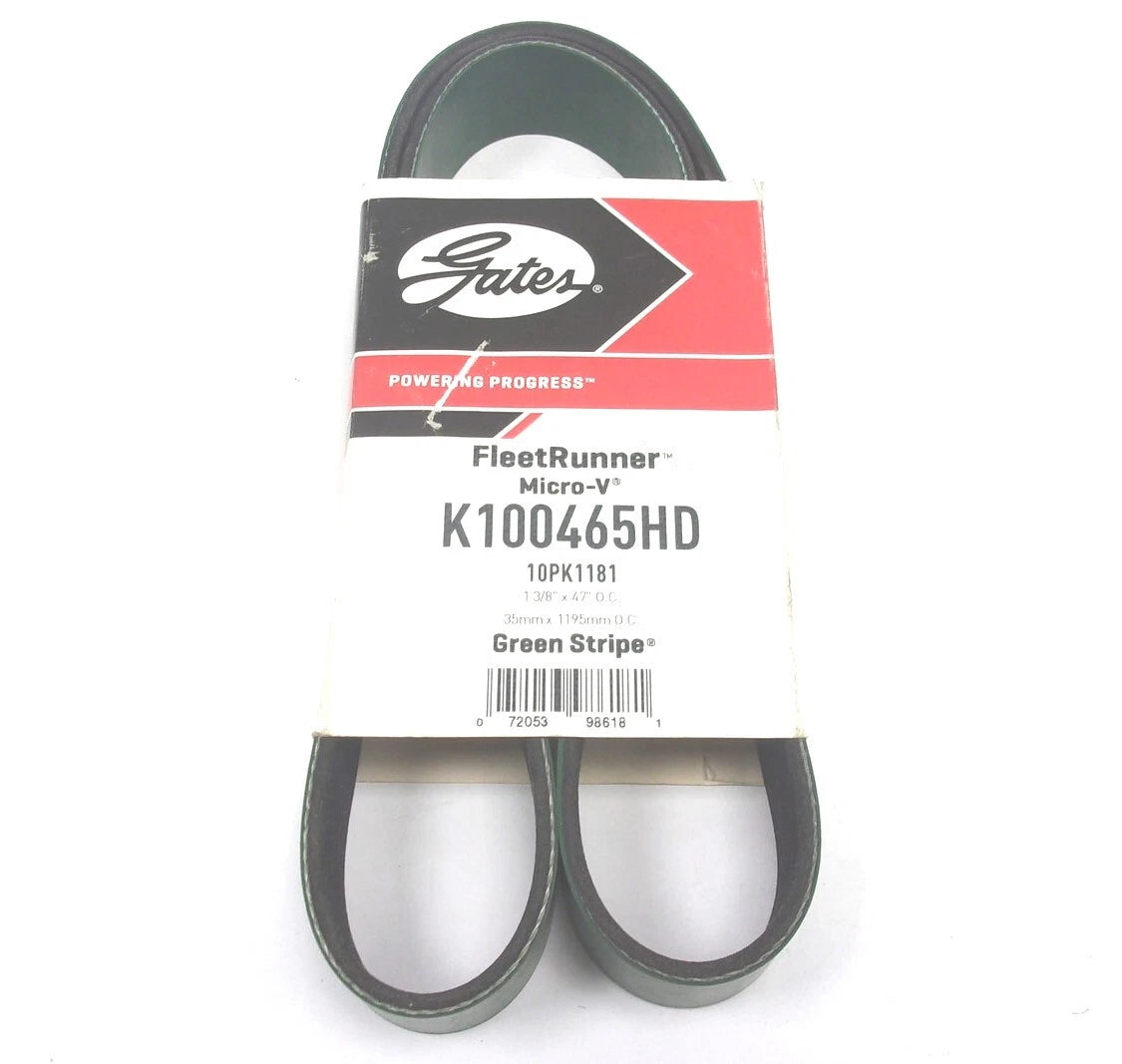 Gates Serpentine Heavy Duty Micro-V Belt for K100465HD (10PK1181)