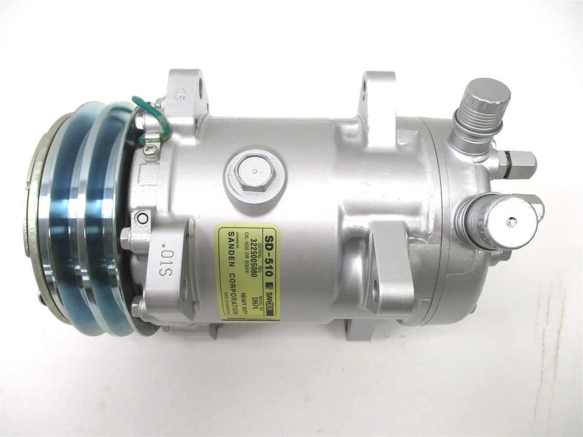 OEM AC Compressor for John Deere Sanden HD SD510 S9674