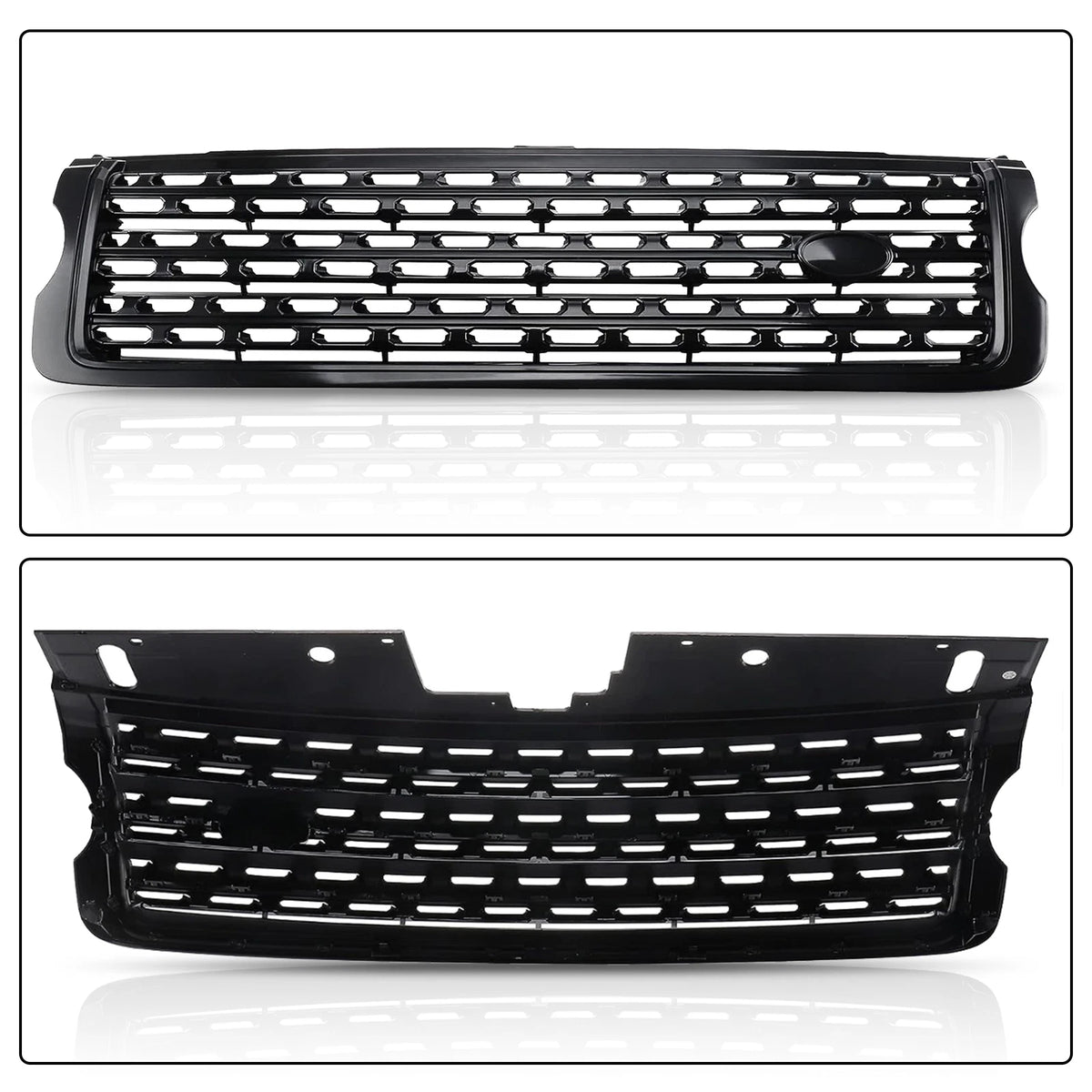 Front Upper Grille for Land Rover Range Rover (2013–2017) LR052715 Glossy Black